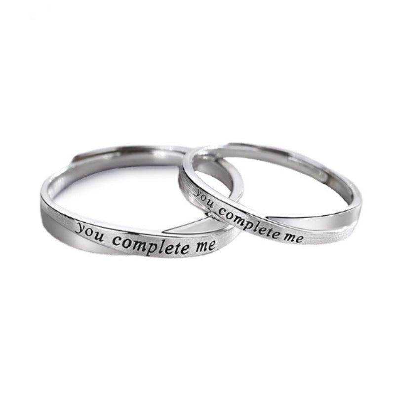 Bagues couple argent