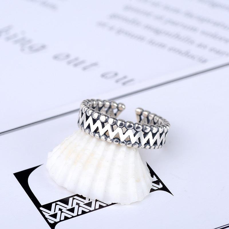 Bague originale femme argent style péruvien bohème chic