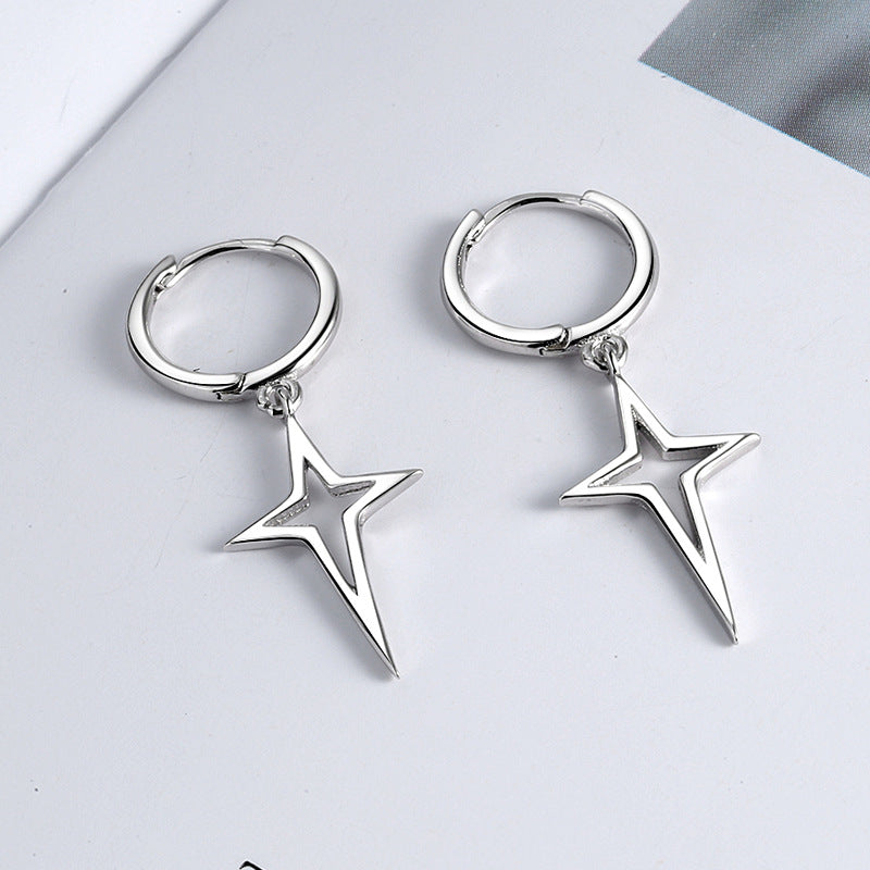 Boucles d'oreilles pendantes étoile tendance bohème chic