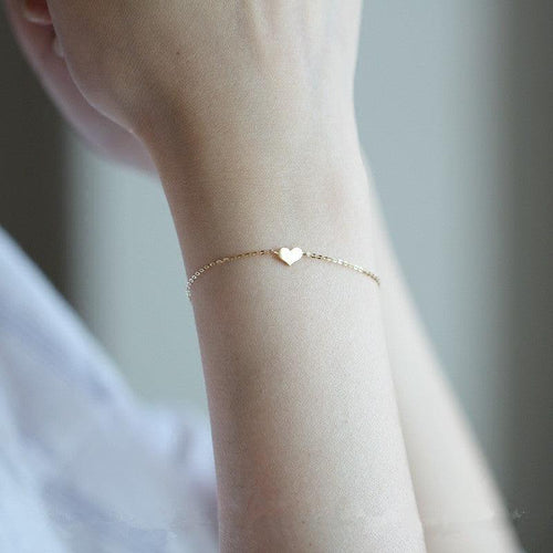 Bracelet coeur or bohème chic - BohemeForever