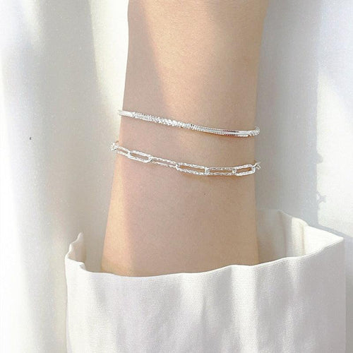 Bracelet chaîne femme argent bohème chic - BohemeForever