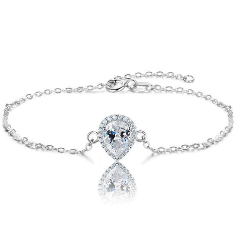 Bracelet femme diamant argent et strass bohème chic - BohemeForever