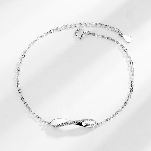 Bracelet infini femme argent bohème chic - BohemeForever