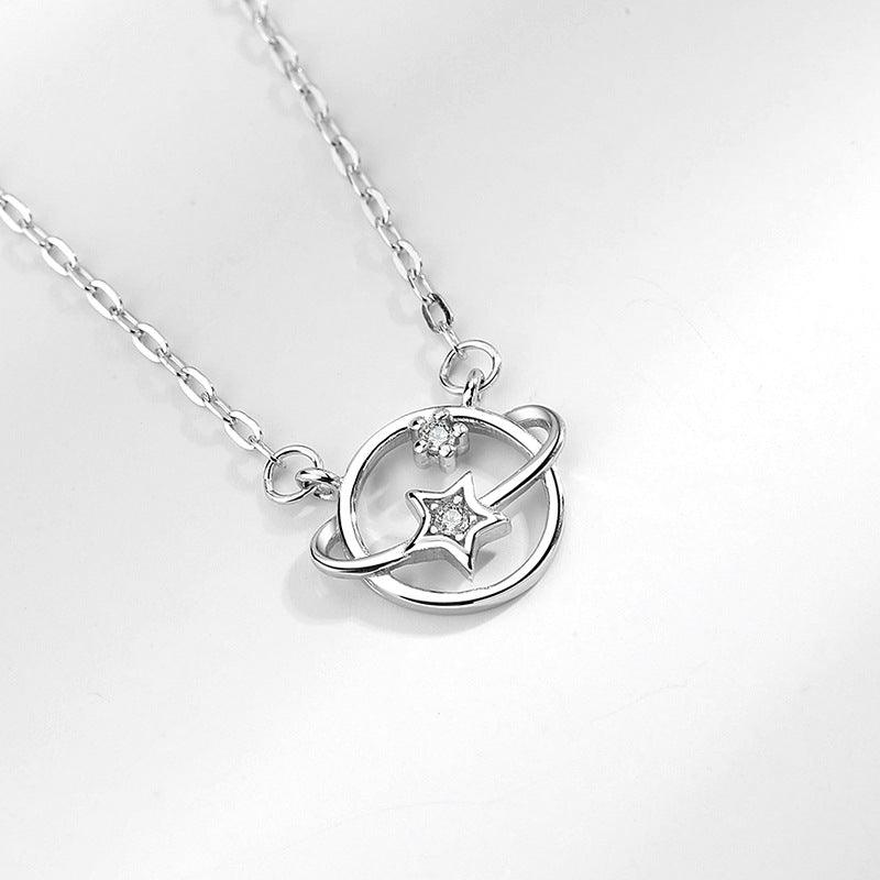Collier étoile argent tendance bohème chic
