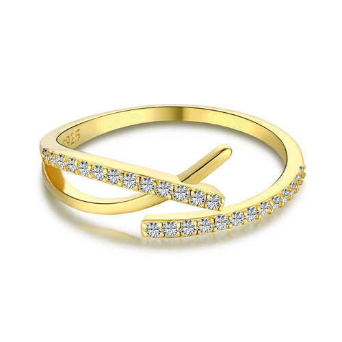 Bague or strass tendance bohème chic