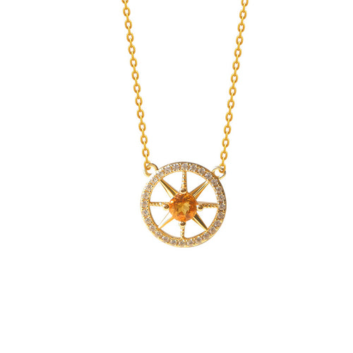 Collier soleil or tendance bohème chic