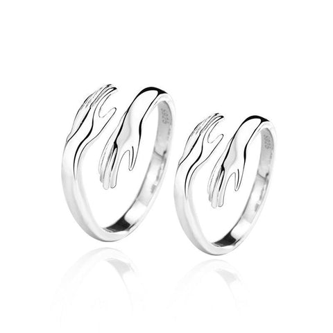 Bague strass argent épingle à nourrice bohème chic