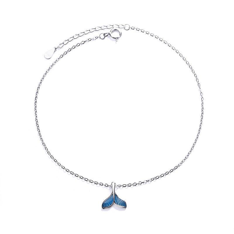 Bracelet baleine bleue argent bohème chic - BohemeForever