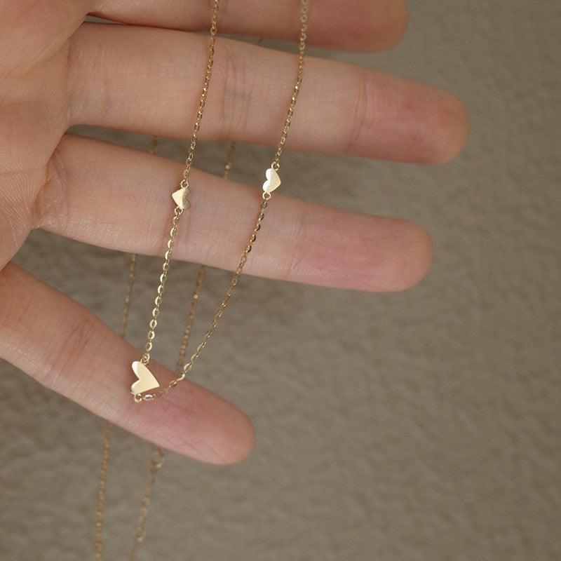 Collier coeur or bohème chic - BohemeForever