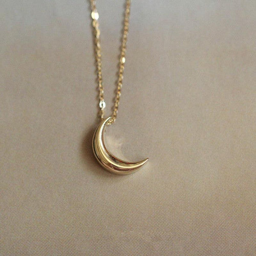 Collier croissant de lune or bohème chic - BohemeForever
